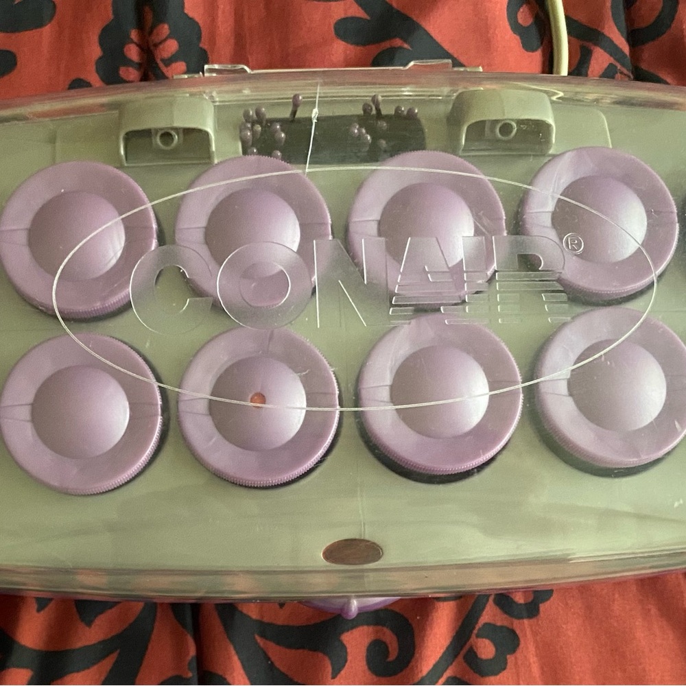 Conair Hair Rollers with Purple Accents